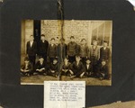 Group of Young Boys In Front of a Brick Building