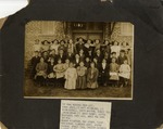 Class Portrait in Front of a Brick Building