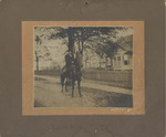 A Man on a Horse in Laurel, Mississippi
