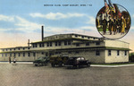 Service Club Building, a White, Brick, Two Story Building, Camp Shelby, Hattiesburg, Mississippi