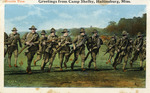 Armed, Uniformed Men Running, Camp Shelby, Hattiesburg, Mississippi