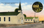 Chapel, Post Exchange and Recreational Hall Camp Shelby, Mississippi with an Inset