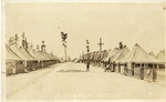 A Company Street Lined with Tents on Either Side, Camp Shelby, Mississippi