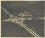 Aerial View of U.S. Highways No. 80 and 51 South Intersection, Jackson, Mississippi, 1945 by Scenic South Magazine