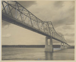 Greenville-Lake Village Bridge, Greenville, Mississippi, 1945 by Scenic South Magazine