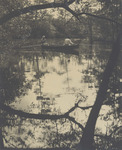 A Tranquil Fishing Odyssy, Two Men Fishing from a Small Boat, North of Biloxi, 1946 by Scenic South Magazine