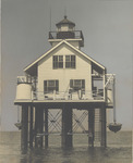 Horn Island Lighthouse, 1946 by Scenic South Magazine
