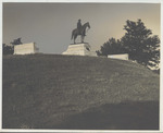 Equestrian Statue of General Grant in National Battleground Park, Vicksburg, Mississippi, 1946 by Scenic South Magazine
