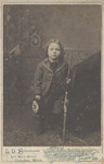 Portrait of a Child Holding a Rifle, 1890