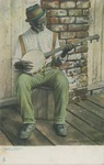 "Melody" An African American Man Playing a Banjo