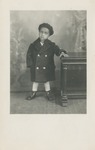 Portrait of a Young African American Child in an Overcoat and Cap