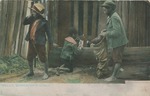 Three Young African American Children, "GOLLY, SOMEBODY'S COMIN'"