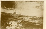 A Navy Ship in Tempestuous Seas