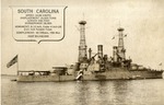 United States Naval Ship South Carolina in the Open Water