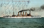 United States Armored Cruiser, Colorado Out on the Open Water