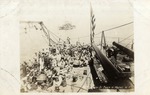 Sailors Gathered on Deck for Mining Drill