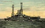 United States Battleship Illinois on Open Water