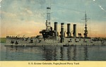 United States Cruiser Colorado on the Water at Puget Sound Navy Yard, Washington