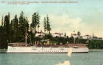 United States Receiving Ship, "Philadelphia" Showing Officers' Quarters, Bremerton Navy Yard, Washington