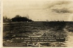 View of Smoke Screen used to Protect the Minelaying Fleet in the Background