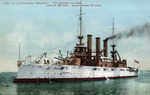United States Battleship "Missouri" on Open Water
