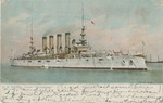 United States Navy Cruiser "Pennsylvania" on the Open Water