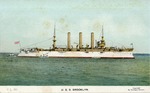 United States Ship Brooklyn on the Open Water
