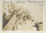 Marines and Sailors Aboard the U. S. S. Mississippi