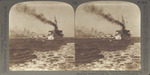 U. S. Battleships Steaming out to Sea with the Connecticut in the Lead, Hampton Roads, Virginia