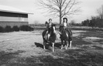 Girls on ponies [Slide Farm-16] by Howard Langfitt