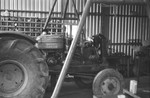 Tractor In Shop [Slide Farm-17] by Howard Langfitt