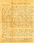 Letter, James R. Smith to William T. Lenoir; 7/14/1857 by James R. Smith