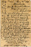 Letter, Georgetta Potts to Mattie Morrow; 1/16/1864 by Georgetta Potts