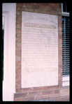 Commemorative wall tablet, J.Z. George Hall, Mississippi State University by Doy Payne Longest