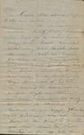 Letter, J. D. Lynch to His Wife, Hettie Lynch, March 17, 1862