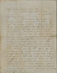 Letter, J. D. Lynch to His Wife, Hettie Lynch, March 20, 1865 by James D. Lynch