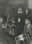 Three Male Musicians Playing Instruments by National Youth Administration Symphony Orchestra of Philadelphia