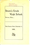 Steen's Creek High School, 1908