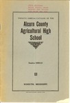 Alcorn County Agricultural High School, 1920-1921