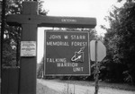 John W. Starr Memorial Forest Sign 1 by Bobbie Jean Dickinson