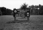 John W. Starr Memorial Forest Sign 2 by Bobbie Jean Dickinson