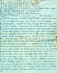 Letter, Loulie Feemster to Alex W. Feemster, May 17, 1863