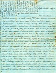 Letter, Loulie Feemster to Alex W. Feemster, May 17, 1863 by Mary Louise Feemster