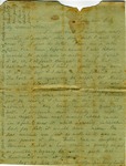 Letter, Loulie Feemster to Alex W. Feemster, July 1863 07/1863