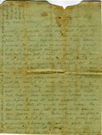 Letter, Loulie Feemster to Alex W. Feemster, July 1863 07/1863 by Mary Louise Feemster