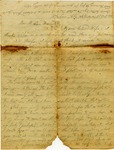 Letter, Alex W. Feemster to Loulie Feemster, October 10, 1863