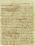 Letter, Loulie Feemster to Alex W. Feemster, November 9, 1863