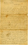 Letter, Alex W. Feemster to Loulie Feemster, November 11, 1863