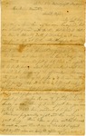 Letter, Alex W. Feemster to Loulie Feemster, November 11, 1863 by Alexander Whitfield Feemster