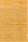 Letter, Alex W. Feemster to Loulie Feemster, December 2, 1863